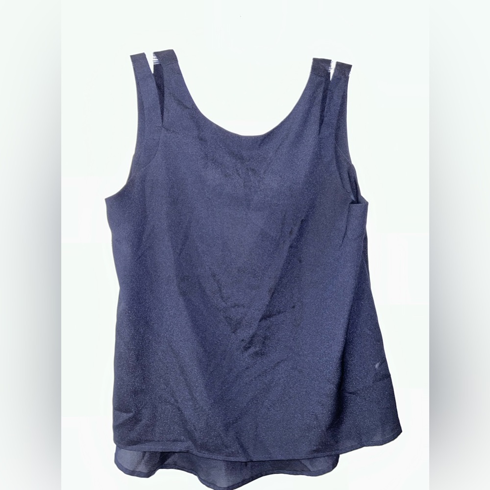 Gianni Bini tank top, navy blue, medium